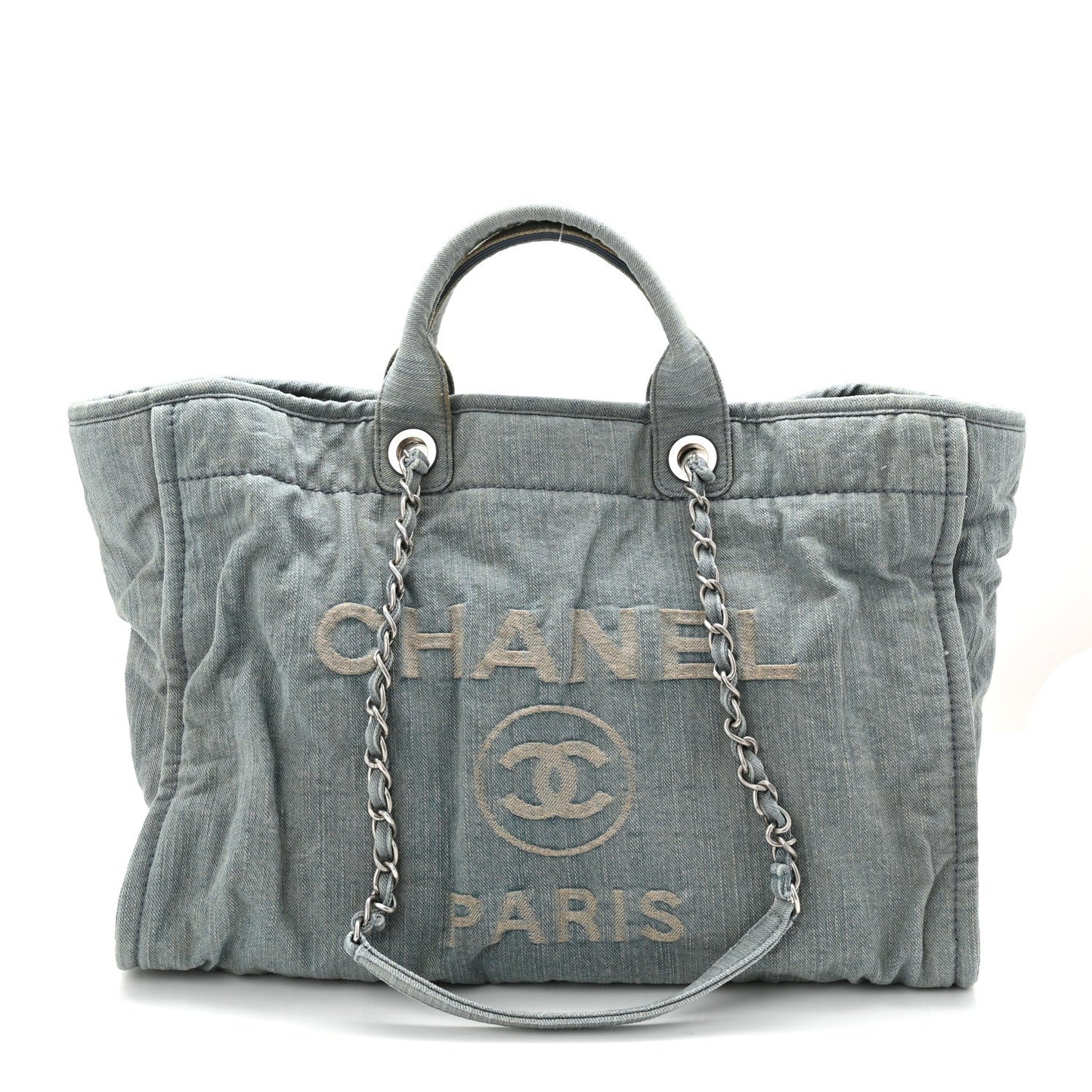Denim Medium Deauville Tote Light Blue