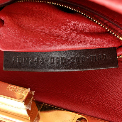 Ostrich Shiny Nappa Mini Peekaboo Iconic Satchel Fragola