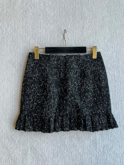 CC 25 Set Tweed Black Polyester Wool