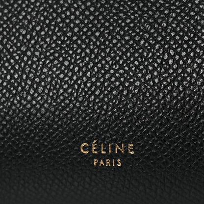 Grained Calfskin Mini Belt Bag Black