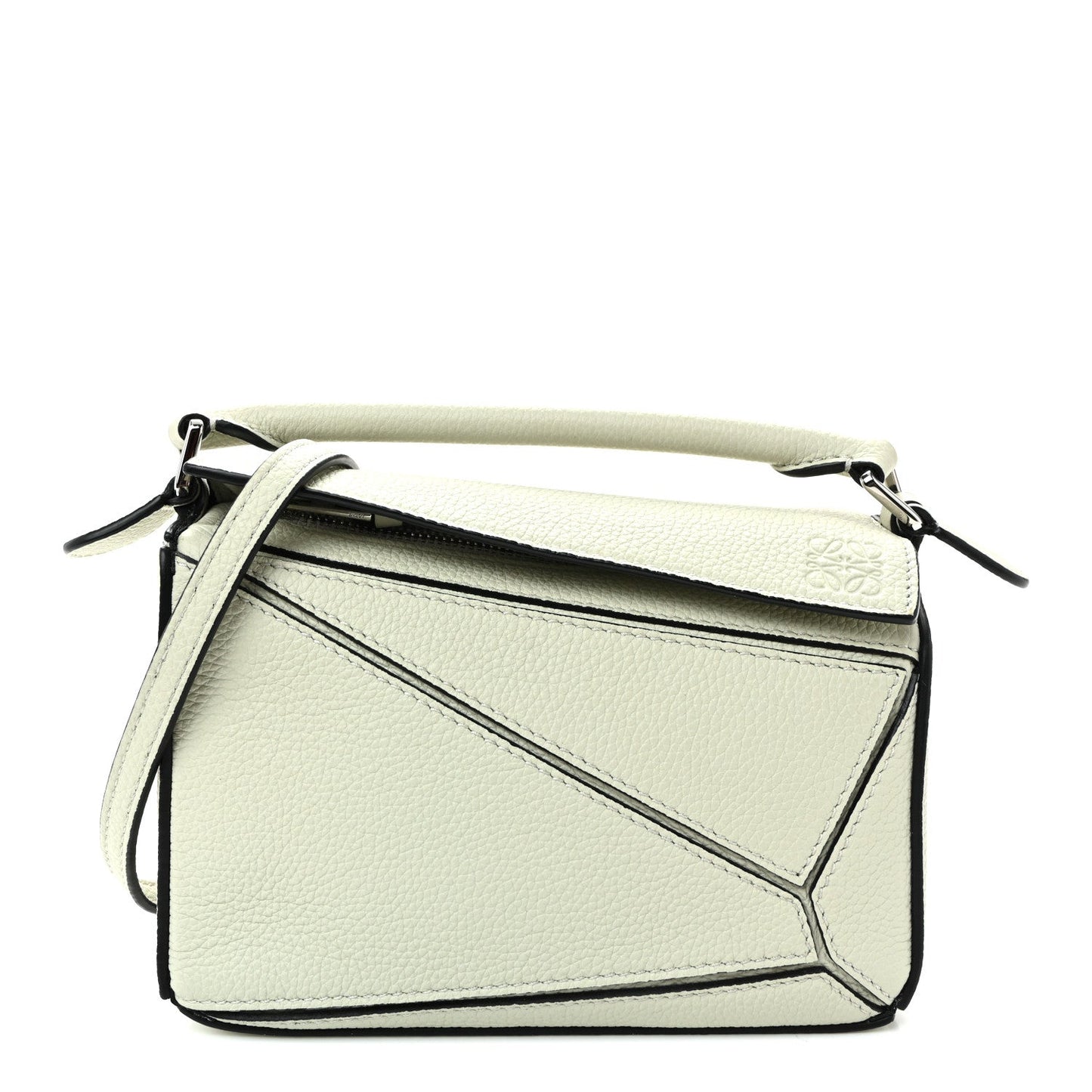 Calfskin Mini Puzzle Bag Light Celadon