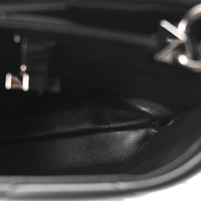 Nappa Monochrome Small Roman Stud The Handle Bag Black
