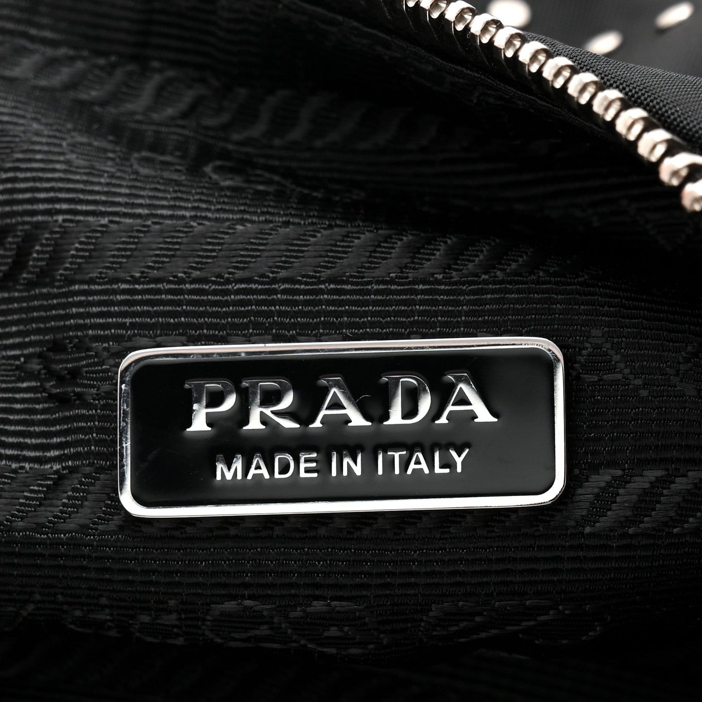 Re-Nylon Vela Studs Mini Re-Edition 2000 Bag Black