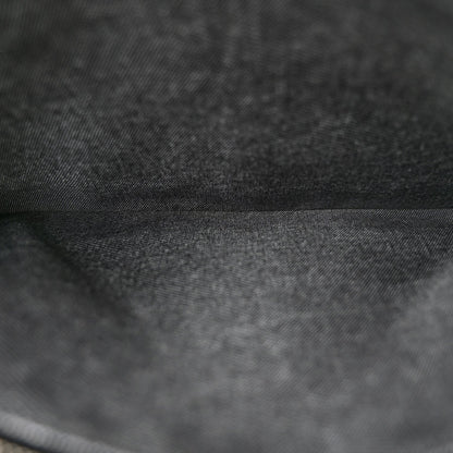 Lambskin Embossed Monogram Coussin MM Black Gray