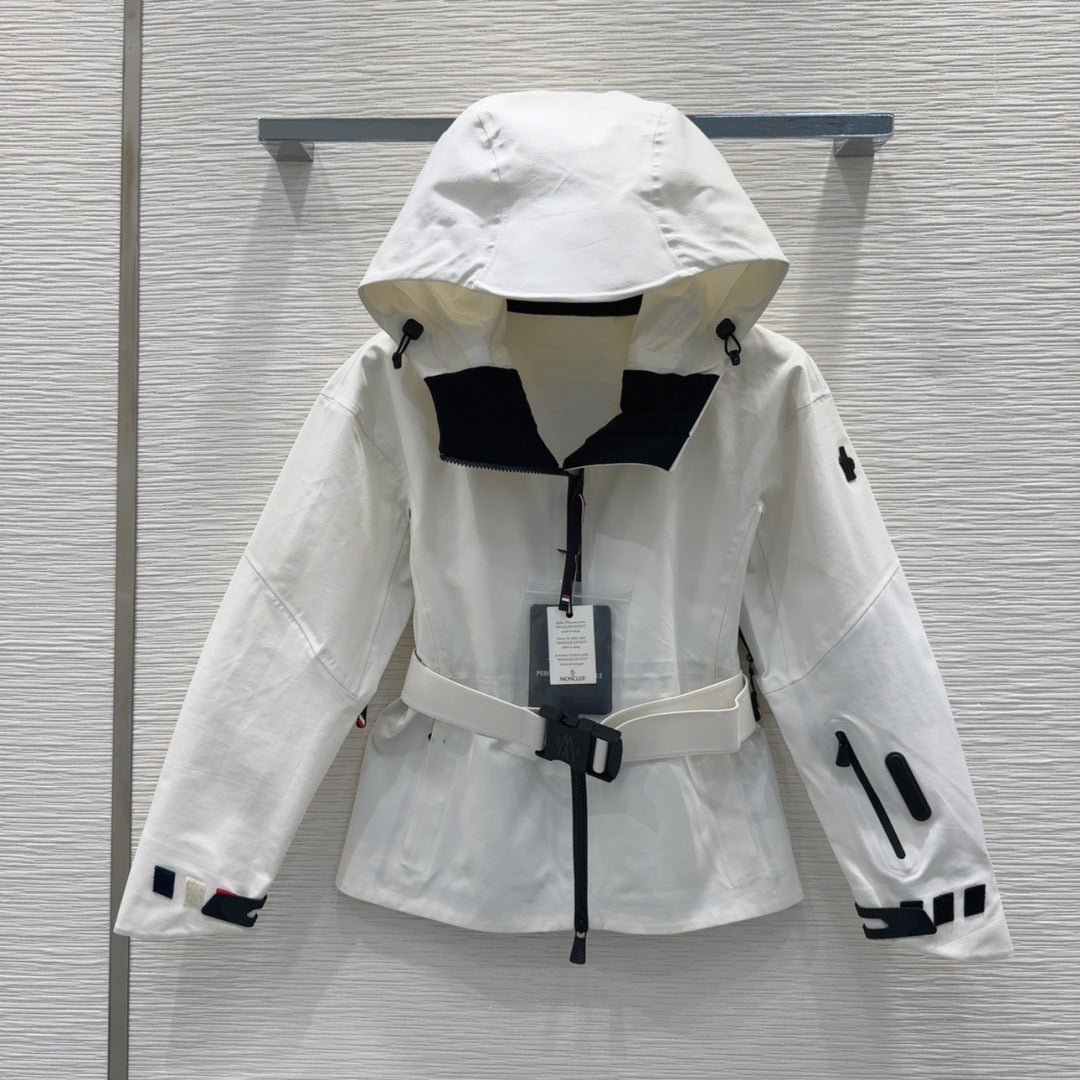 Moncler 25 Jacket White Mix Black Polyester