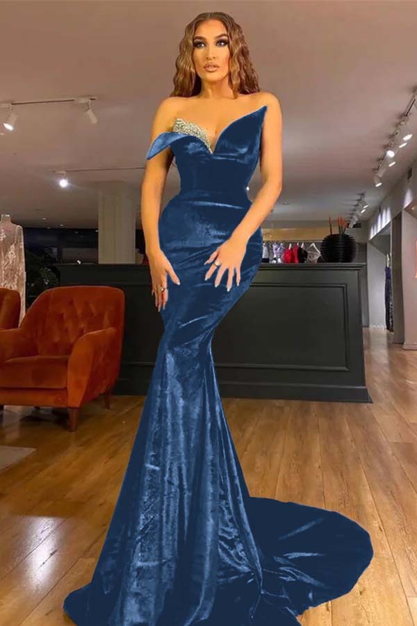 Glamorous Mermaid Evening Dress With Appliques