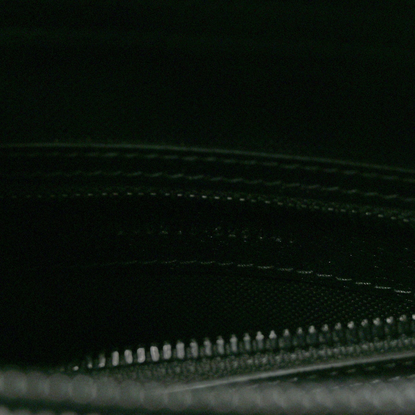 Textured Dollar Calfskin Web Monochrome Large Diana Tote Bag Black