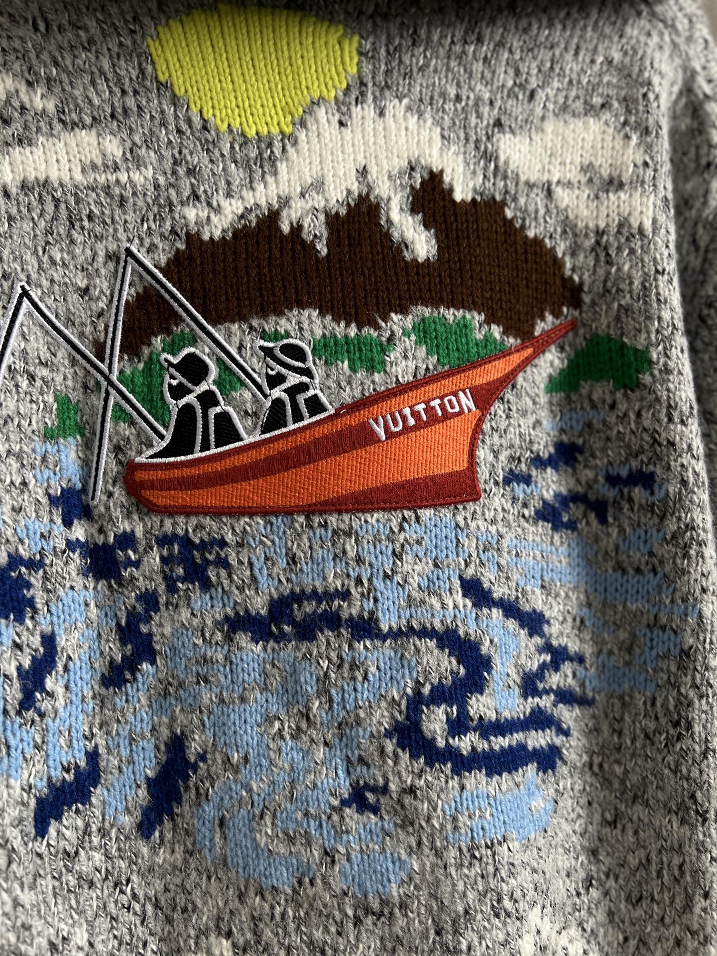 LV Knit Sweater Sailboat 494192