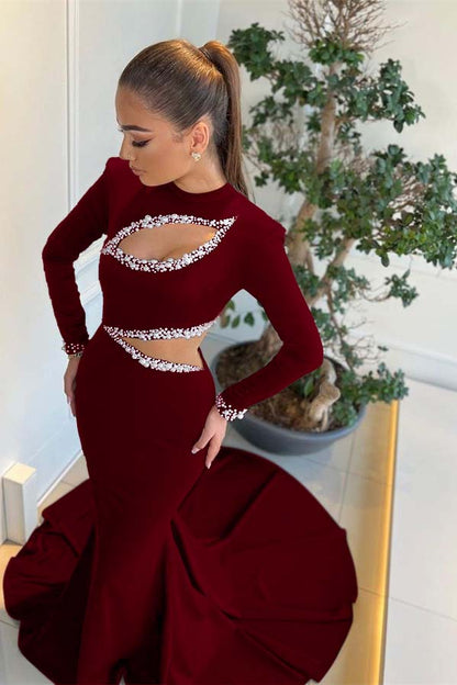 Amazing Black Mermaid Evening Dress With Appliques For Party