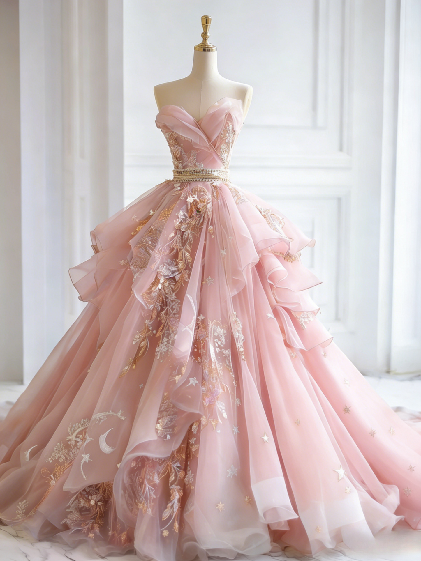 Chic Gray Blue Long Prom Dresses Tulle Applique Sweetheart A-Line Evening Dresses Sleeveless Birthday Dresses ED06211
