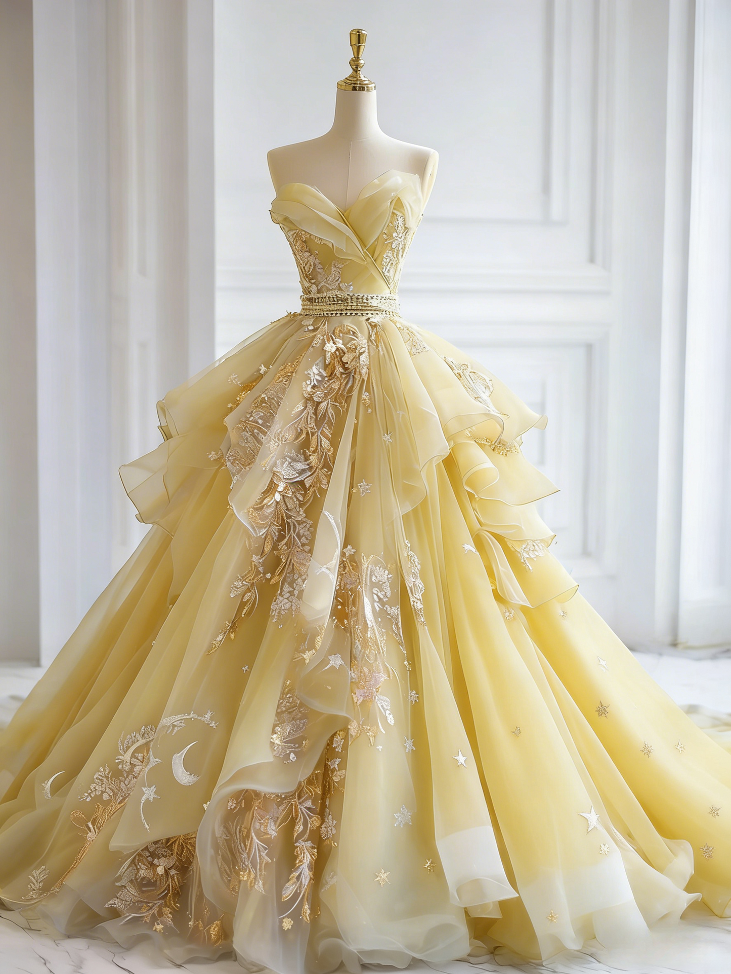 Chic Gray Blue Long Prom Dresses Tulle Applique Sweetheart A-Line Evening Dresses Sleeveless Birthday Dresses ED06211