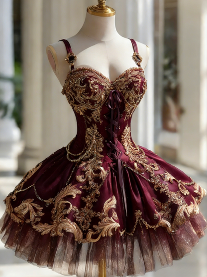 Cute A-Line Short Prom Dresses Spaghetti Straps Applique Black Birthday Dresses Tulle Sleeveless Party Dresses ED06223