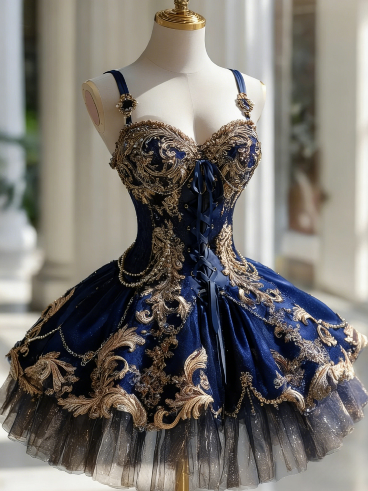 Cute A-Line Short Prom Dresses Spaghetti Straps Applique Black Birthday Dresses Tulle Sleeveless Party Dresses ED06223