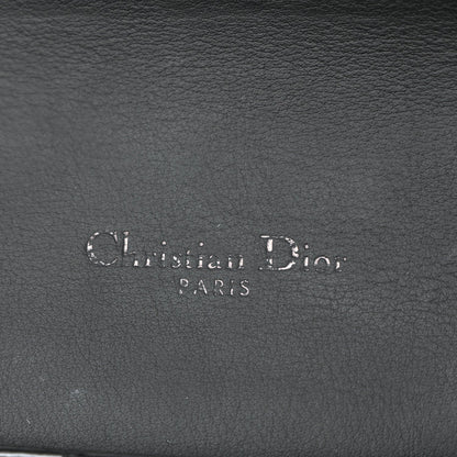 Ultra Matte Calfskin Cannage Medium Miss Dior Flap Black