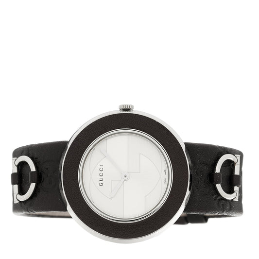 Stainless Steel Calfskin 35mm U-Play Quartz Watch Brown