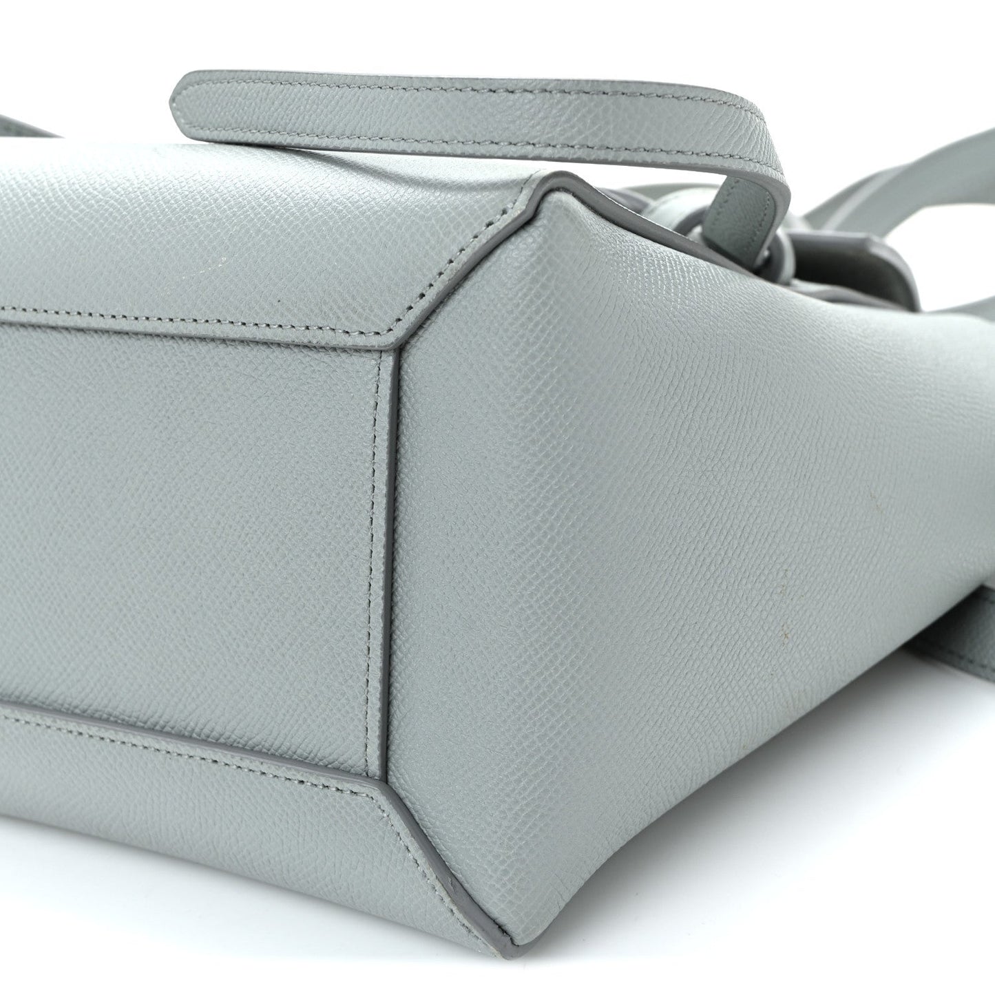 Grained Calfskin Micro Belt Bag Cloud