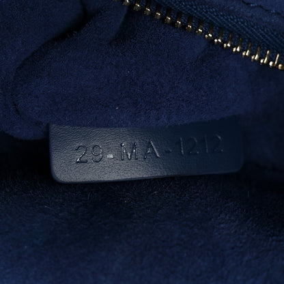 Calfskin Cannage Diamond Small My ABCDior Lady Dior Blue Royale