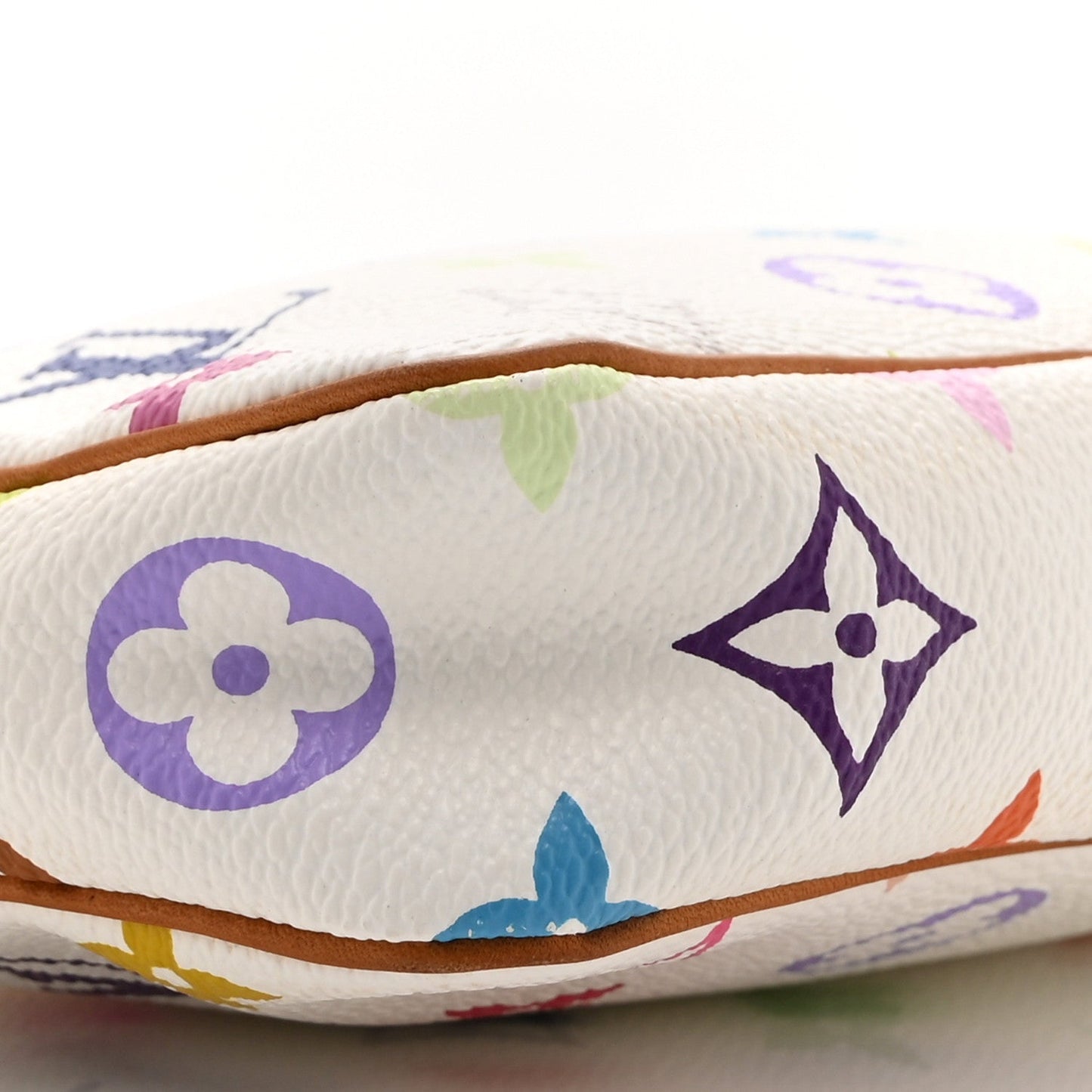 Monogram Multicolor Pochette Accessories White