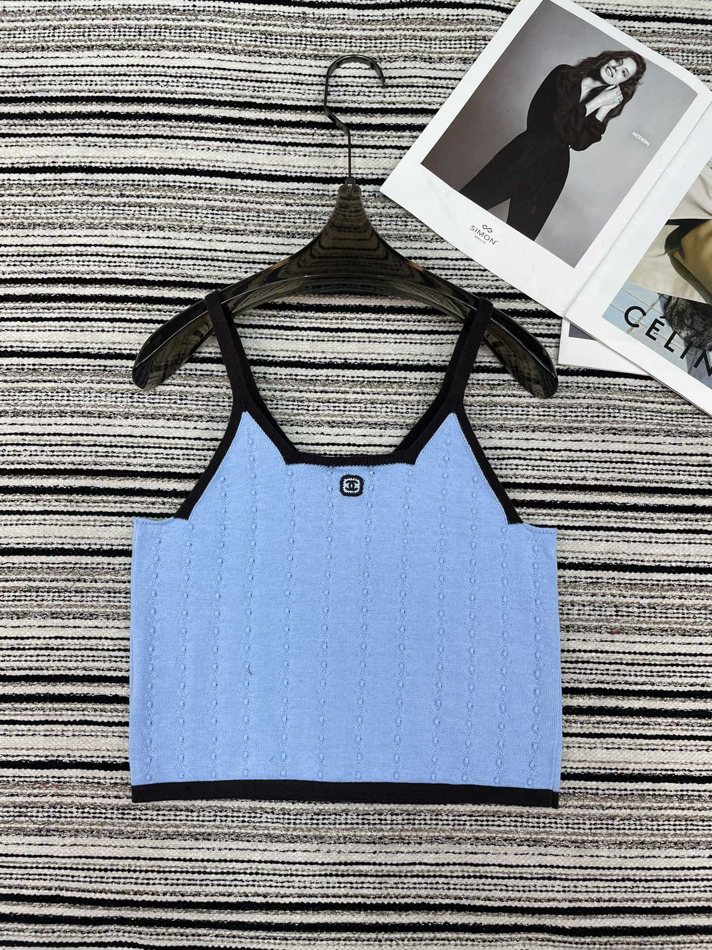 Chanel 2026 V-neckline Camisole Cotton