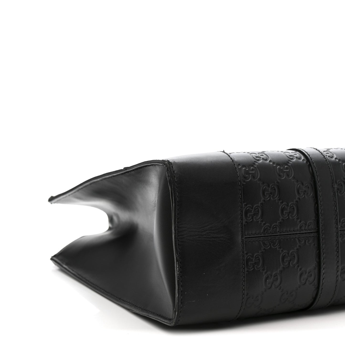 Guccissima Signature Briefcase Black