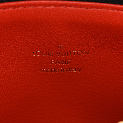 Lambskin Embossed Monogram Coussin BB Black
