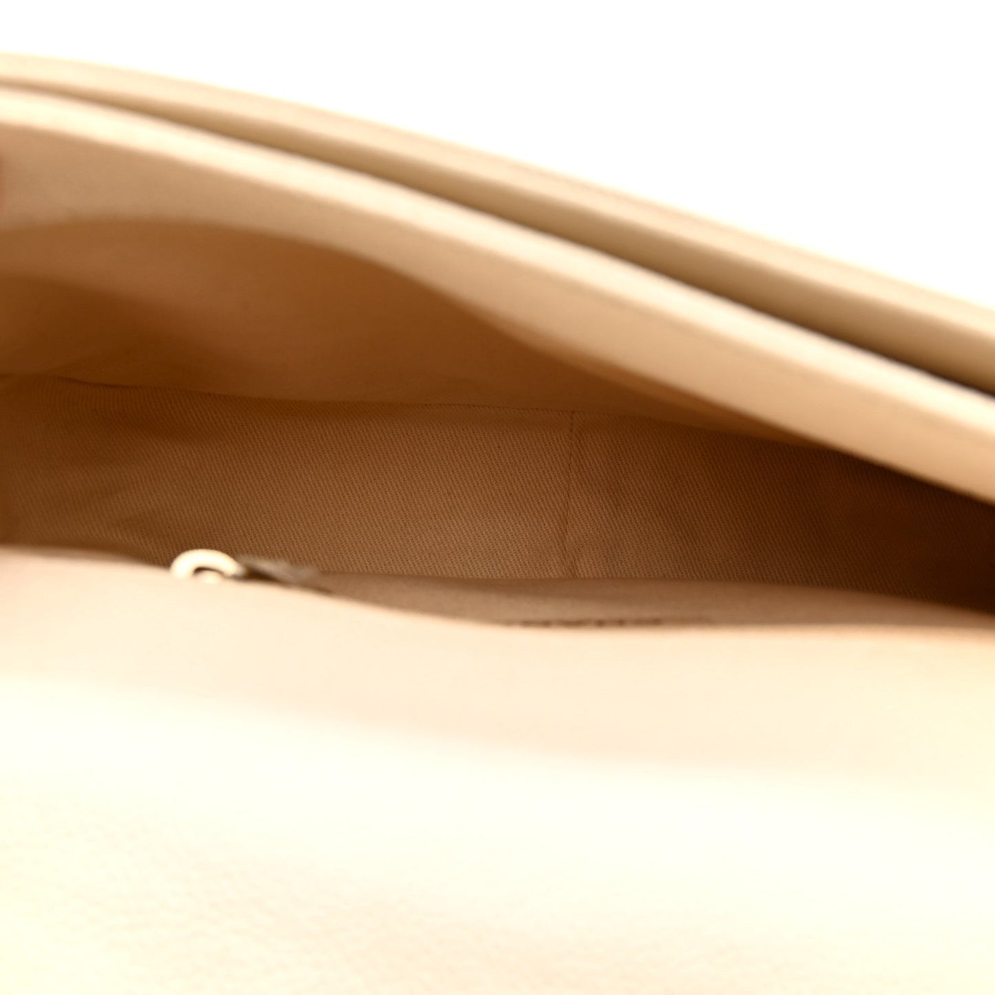 Grained Calfskin Quilted Small Cuba Top Handle Flap White