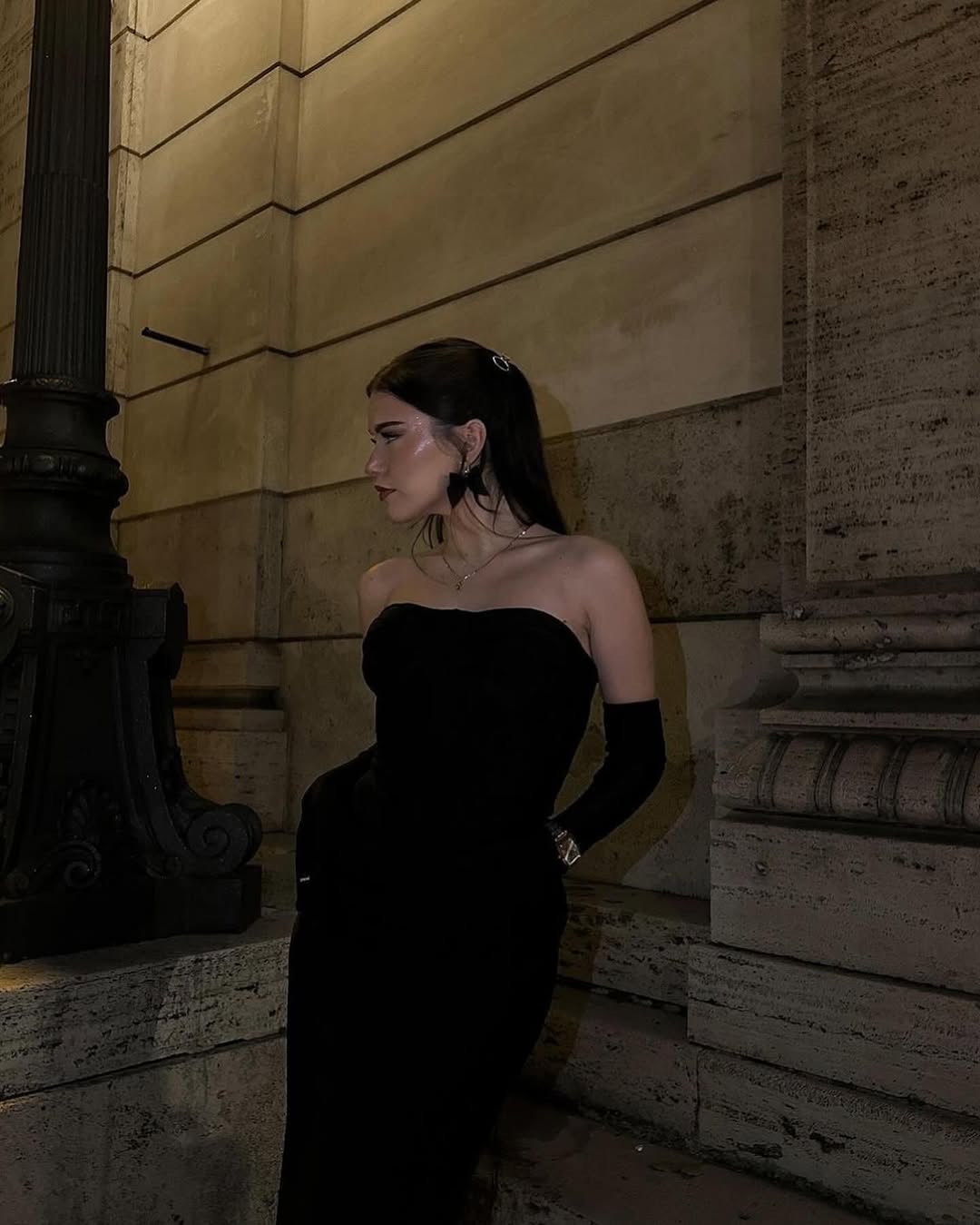 Glamorous Black  Long Sleeves Strapless Square Mermaid Prom Dress