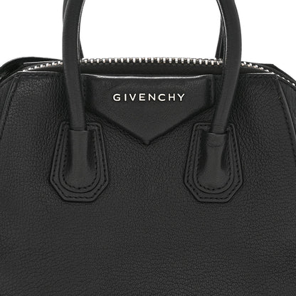 Sugar Goatskin Mini Antigona Black