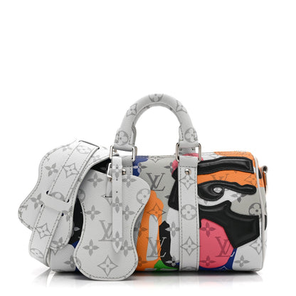 Monogram Calfskin Keepall Bandouliere 25 Multicolor