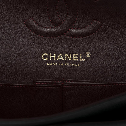 Caviar Quilted Small Double Flap Black