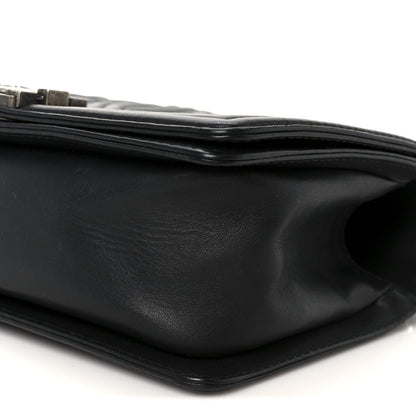 Lambskin Medium Celtic Boy Flap Black