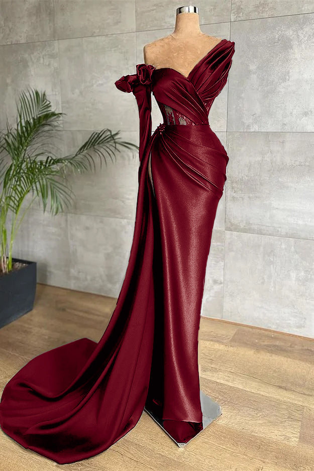 Black Long Sleeves Prom Dress