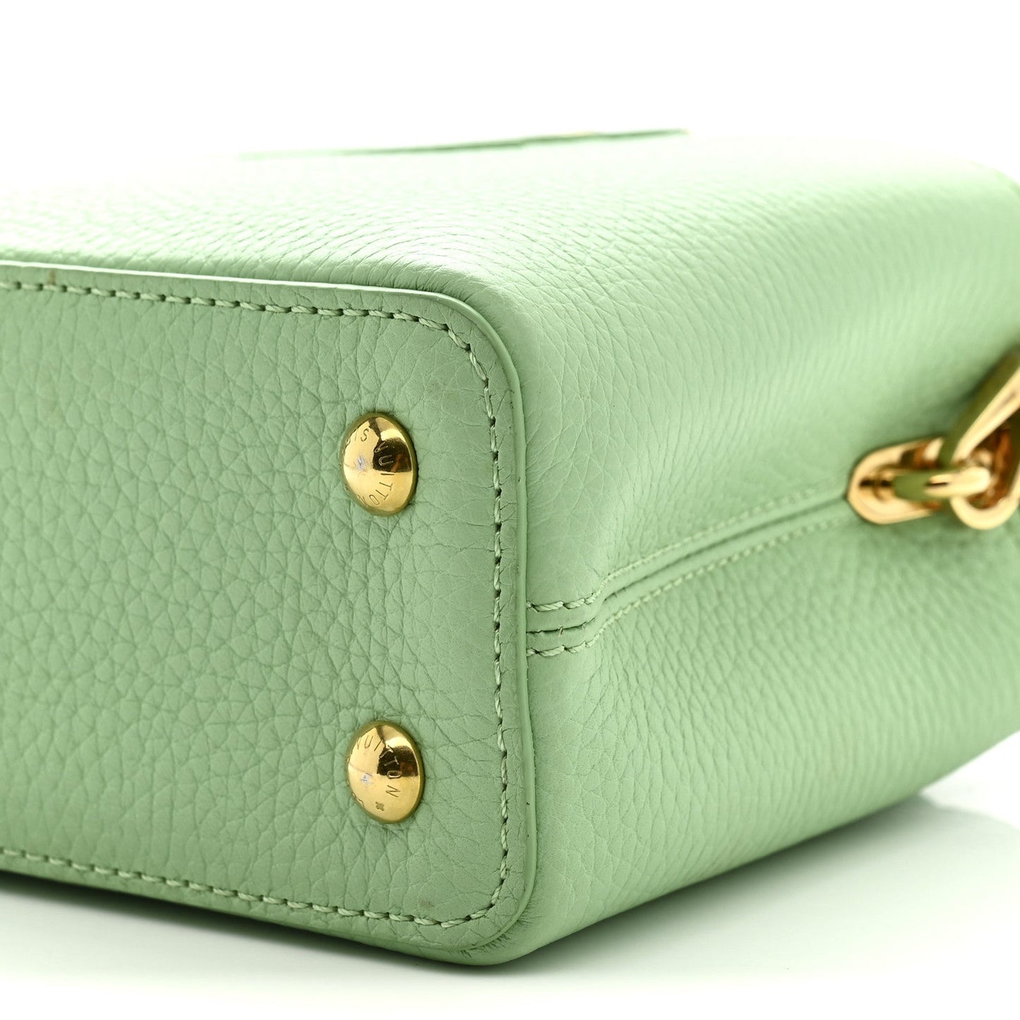 Taurillon Mini Capucines Vert Pomme