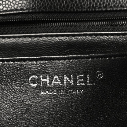 Caviar Quilted Jumbo Single Flap Black