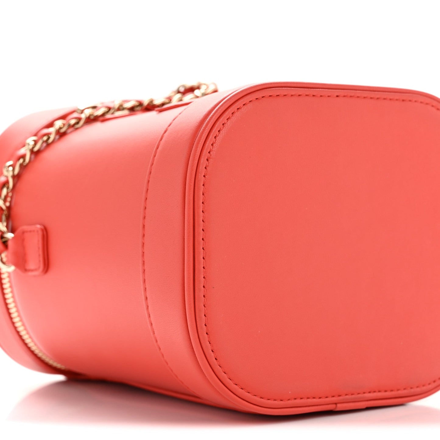 Lambskin Timeless Vanity Cosmetic Case Red