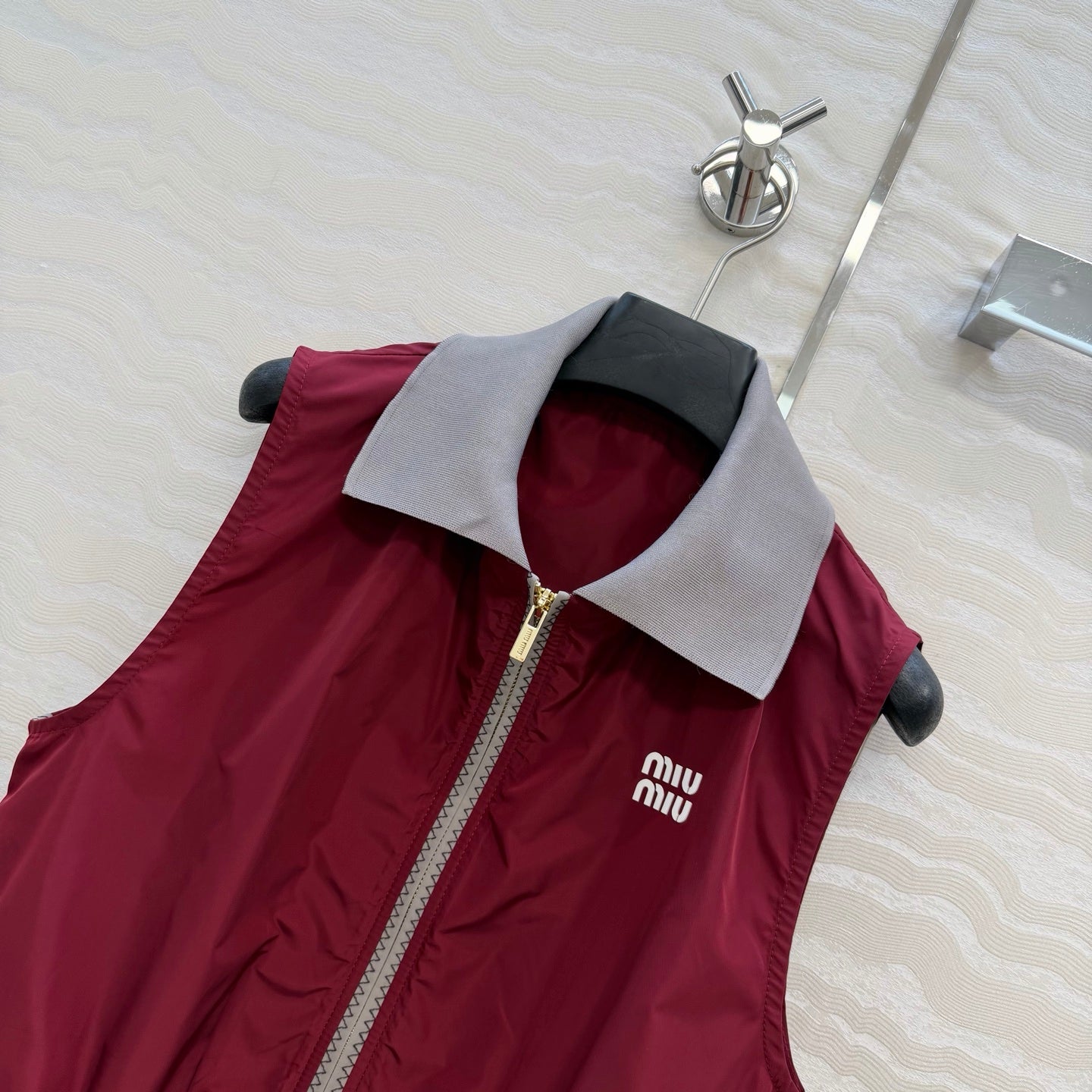 Miu 26s Vest Red Polyamide 346212