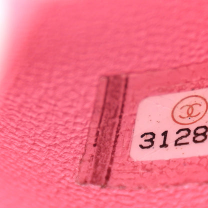 Goatskin Quilted Extra Mini Rainbow Coco Handle Flap White