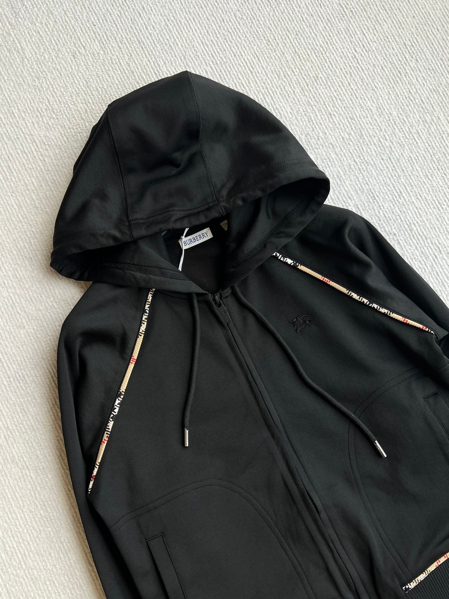 Bur 25 Hooded Suit Black Cottoon 300073