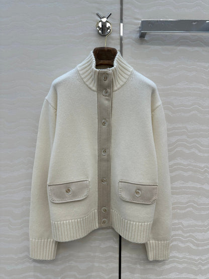 LP 25 Stand-collar Cardigan Cashmere 282272