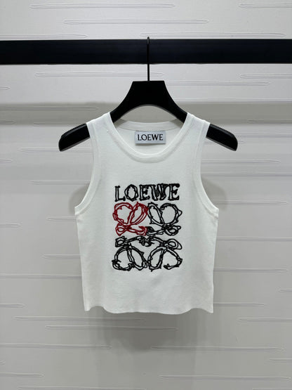 Loewe 25 Tank Top Wool with Tencel 232631