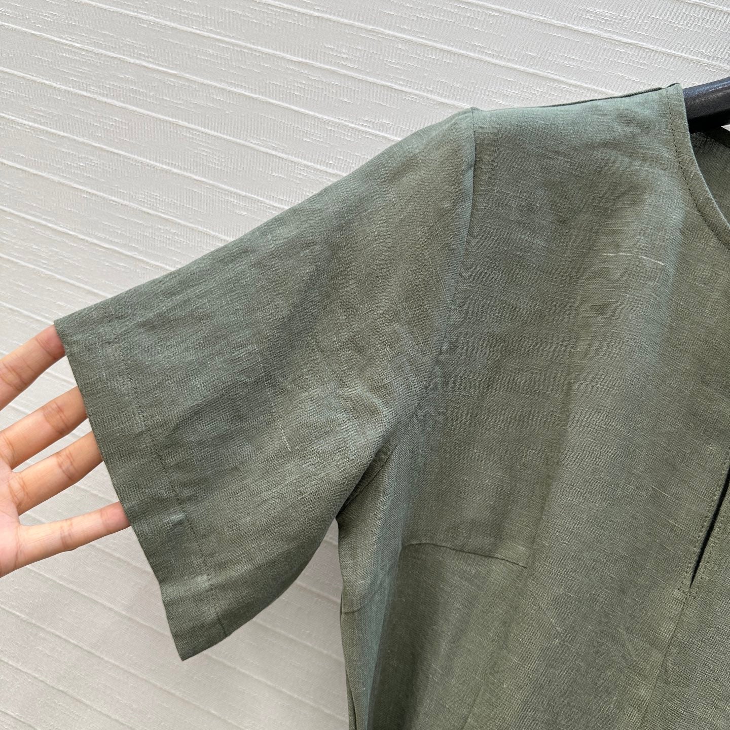 Loewe Dress Rich Emerald Green Linen