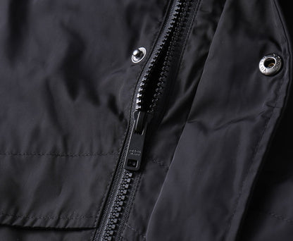 LV HOODED JACKET BLACK MONOGRAM 239039