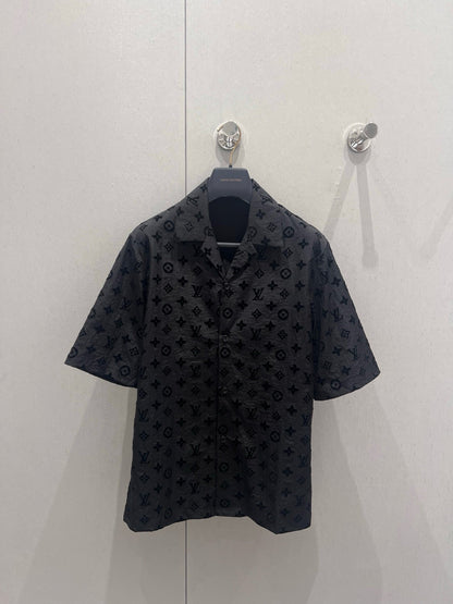 LV 25 Set Short Black Silk 214990