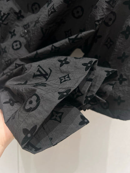 LV 25 Set Short Black Silk 214990