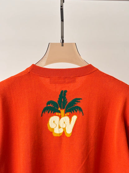 LV 25 T- Shirt Orange Cotton 232738