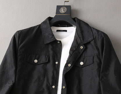 LV SHIRT JACKET BLACK MONOGRAM 239044