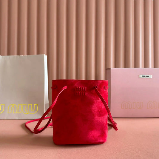 MINI TOTE BAG 17 RED IN NAPPA CALFSKIN