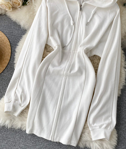 Cute Hoodie Casual Dress P296